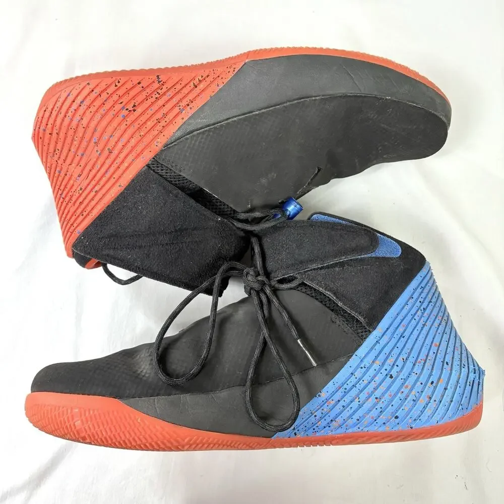 Nike Air Jordan Why Not Zer0.1 Men's Sz 10 Black Blue Orange Hi Top Shoes